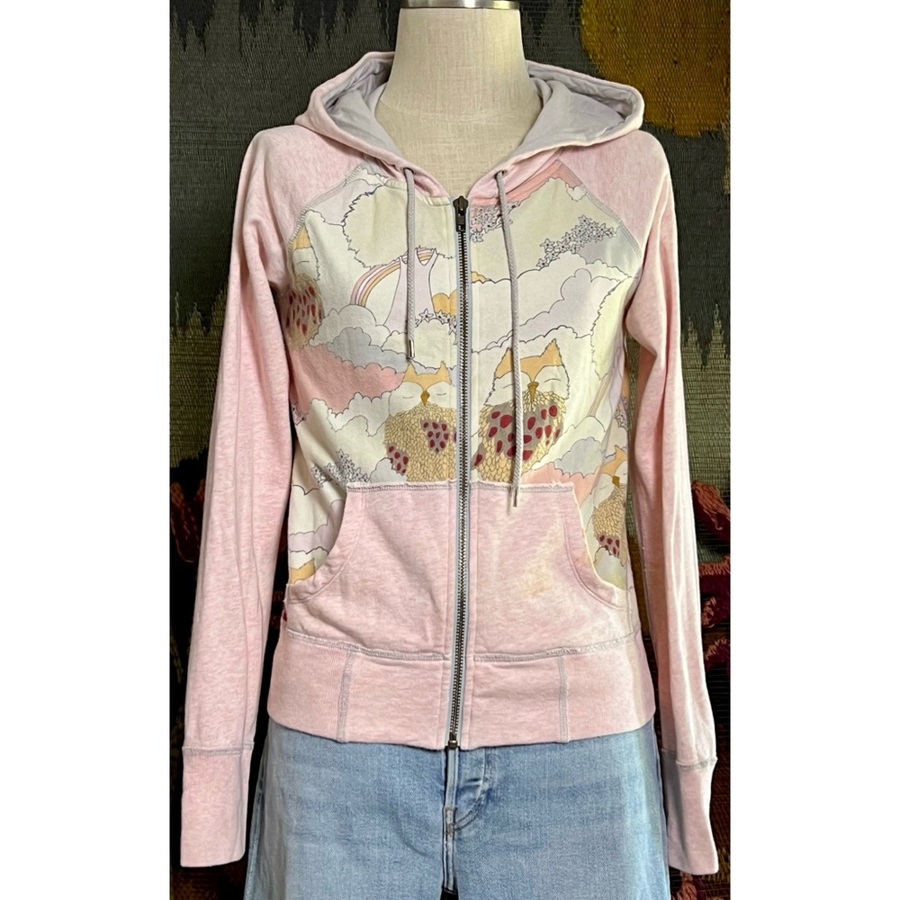 Anthropologie Whimsical Owl Hoodie S